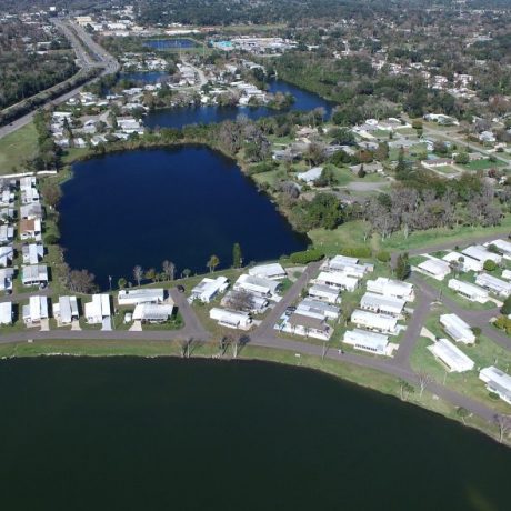 aerial view of community