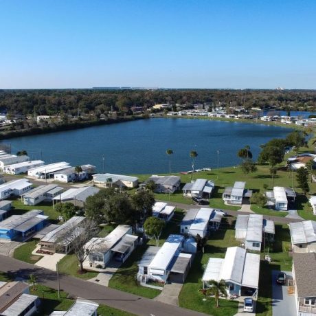 aerial view of community