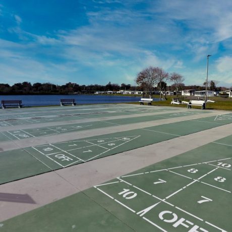 shuffleboard court