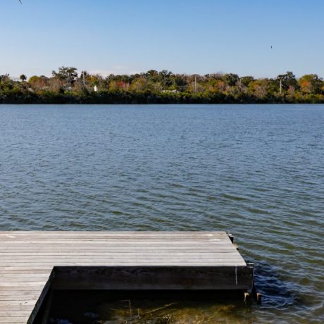 dock on lake